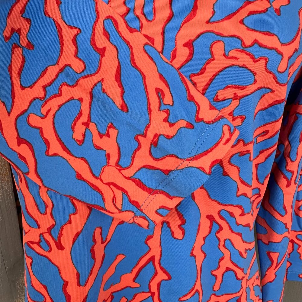 J. McLaughlin Signature Catalina Cloth 3/4 Sleeve Top Sz M - Picture 5 of 11